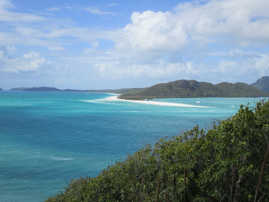 ... auf den Whitehaven Beach!
