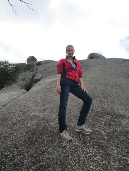 Beim Abstieg musste man wirklich vorsichtig sein...