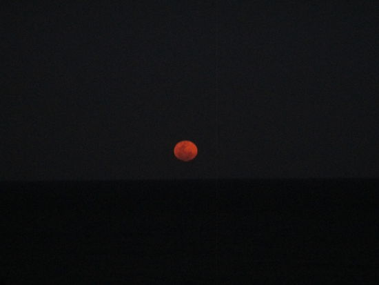 Mondaufgang nahe Port Macquarie