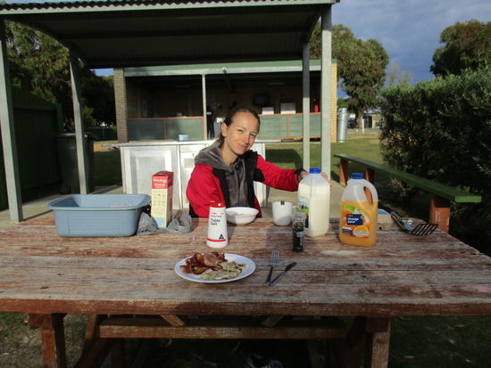 Bacon &amp; Eggs für die Kraft 