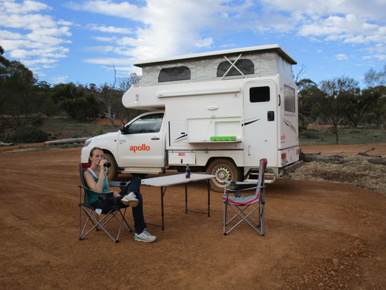 Feierabendbier vor dem Abendessen...