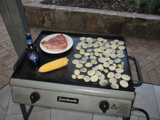 Nur das Bier wird nicht gegrillt... 