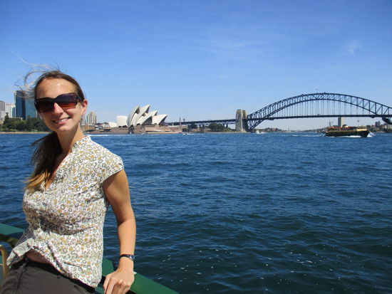 Cruising Sydney Harbour 