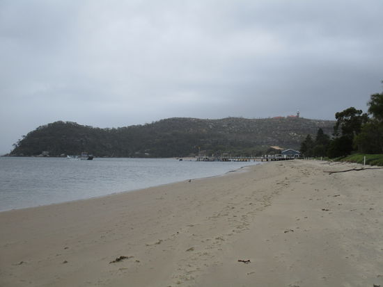 Palm Beach - im Hintergrund kann man schon den Leuchtturm sehen