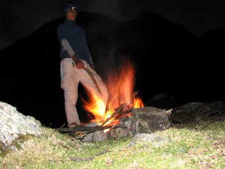 Das gemuetliche Lagerfeuer