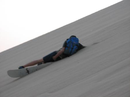 ...und schliesslich runterfahren/-fallen.