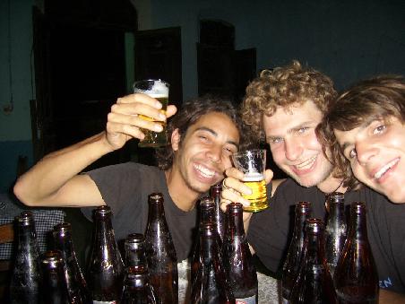 Rico, Johannes und ich