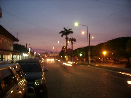 Riberalta in der Abendstimmung