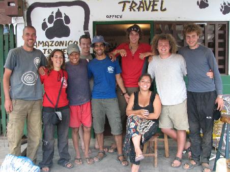 Die Gruppe: v.l.n.r.
Kelvin(werde ich in NZ besuchen), Hen, Luis(der Guide),Jon, Shabi, ich, Karina, Tom, Johannes