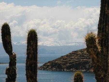 Blick auf das bolivianische Festland