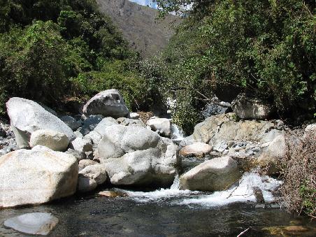 An diesem Fluss zelteten wir