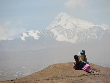 Auf dem Altiplano beim Warten