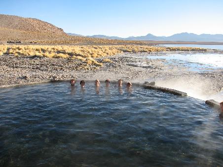 Unsere Gruppe im Hotpool