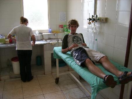 Johannes im Krankenhaus