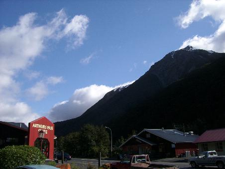 Arthur's Pass am Morgen
