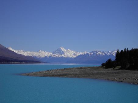 perfekter Blick auf Mt. Cook