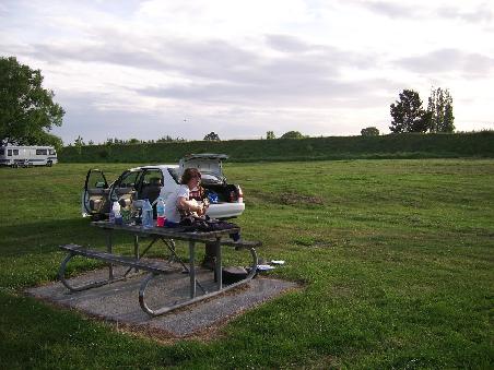 Unser Rastplatz - alles super ausser...
