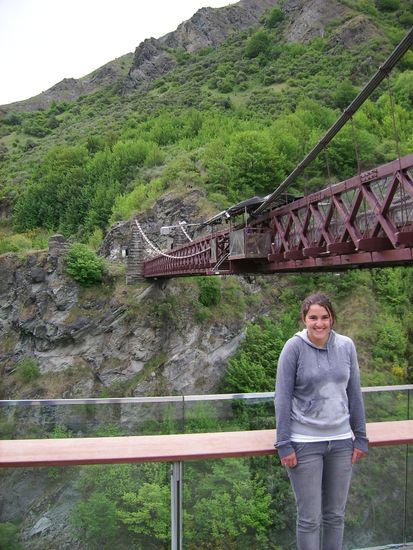 Jenny nach dem Sprung