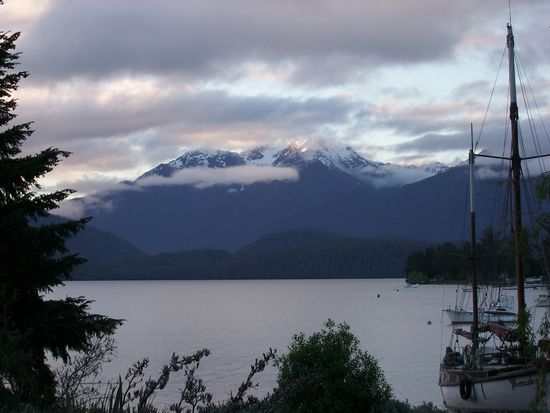 Lake Te Anau von Te Anau aus