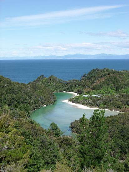 Schoene Aussichten auch auf dem letzten Stueck des Tages