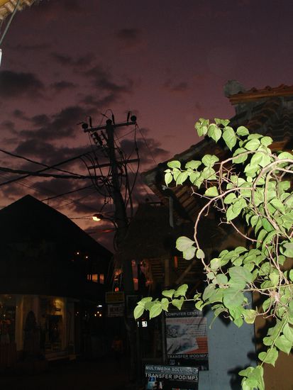 Bali bei Sonnenuntergang