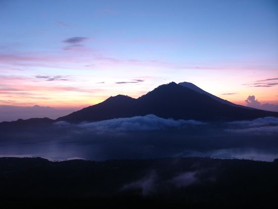Sonnenaufgang beim Trekken...
