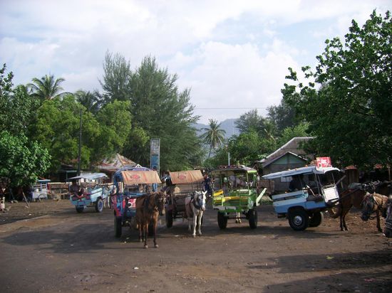 Der Hafen von Bangsal