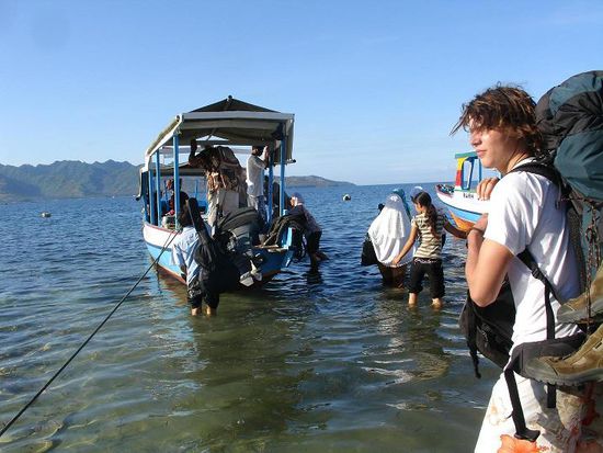 Per Boot nach Lombok