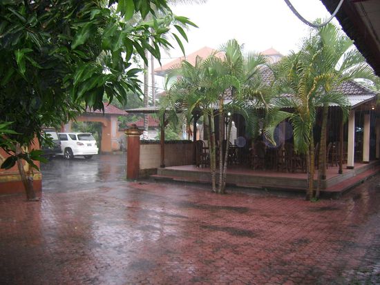 Die Regenzeit hat begonnen