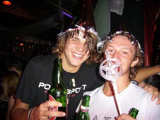 ... und setzte sich im Club fohrt