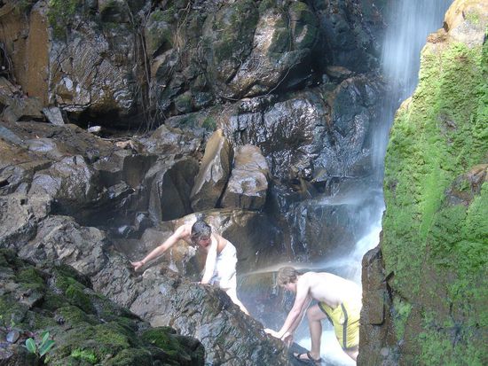 Jordi und ich muessen hoch in den Wald