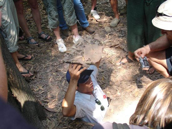 Geheime Tuer zu den Tunneln