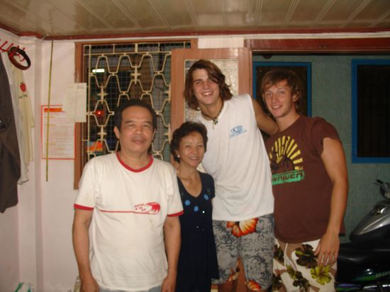 Die netten Besitzer unseres Guesthouses