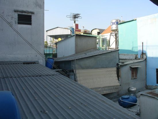 Der Blick von unserem Balkon