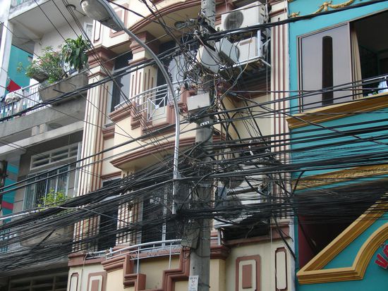 Stromversorgung in Saigon