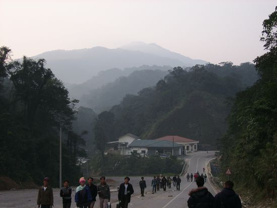 Die Grenze nach Laos