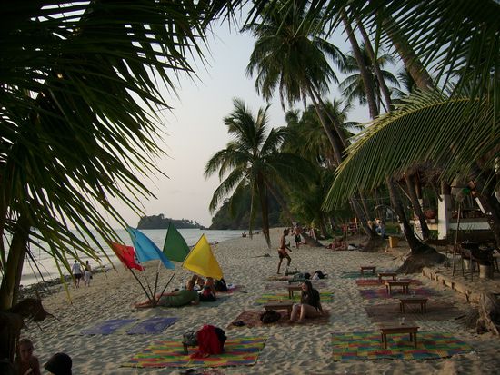 Lonly Beach in der Abendstimmung