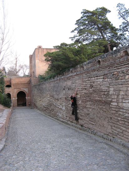 Der Eintritt in die Alhambra kostet 10€ - den kann man sich ja auch sparen