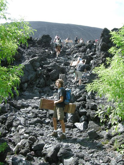 Rauf auf den Cerro Negro