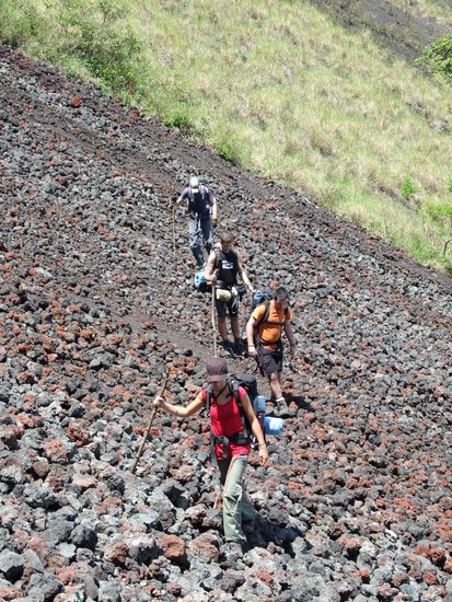 Ueber loses Lavageroell