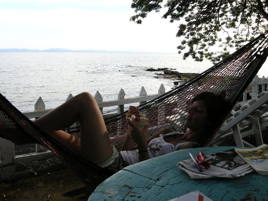 ..und in der Haengematte