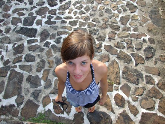 ...geniessen den Blick von oben...