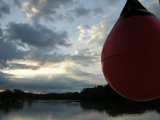 ...und schauen dem Wolkenschauspiel zu.