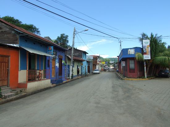 Die bunten Fassaden von San Juan del Sur