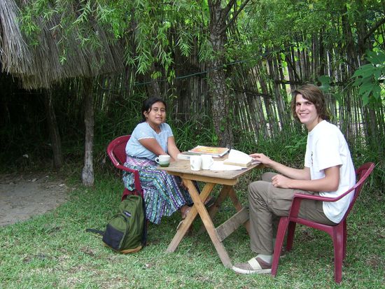 Meine (sehr gute) Lehrerin Manuela