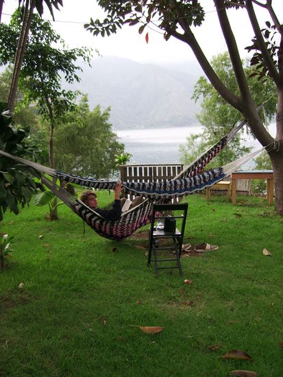 Meine Lieblingshaengematte im Garten