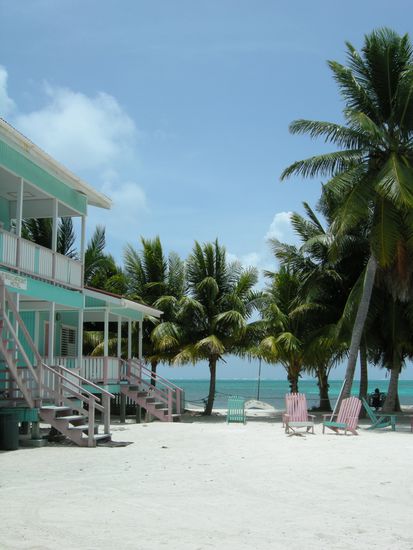 Es geht entspannt zu auf Caye Caulker