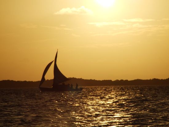 Abendstimmung auf Tobacco Caye