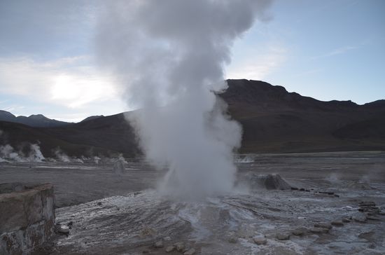 Warten auf den großen Ausbruch - leider gibt es hier keine Regelmässigkeit