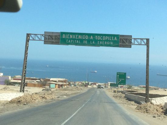 Endlich in Tocopilla am Meer